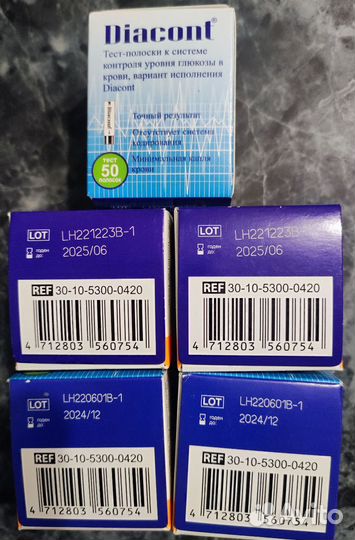 Тест полоски Диаконт