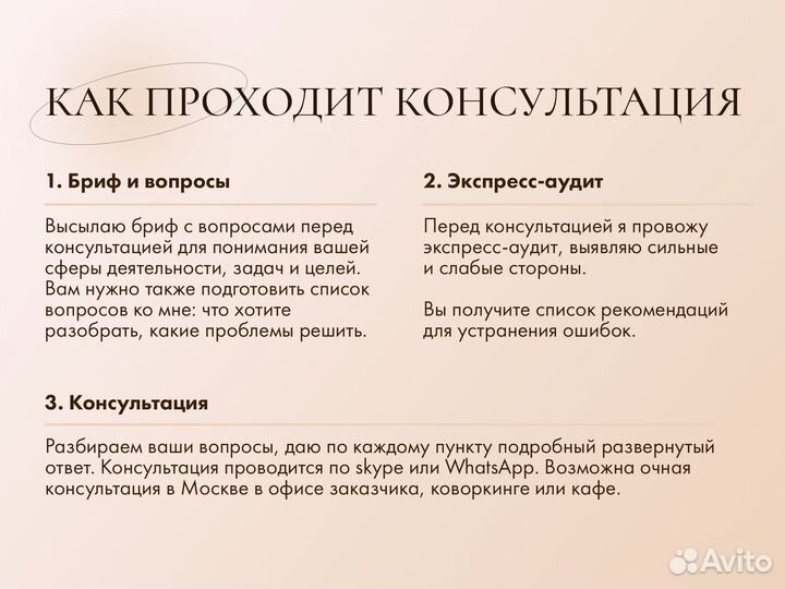 Маркетолог. Консультации. Аудит соц сетей