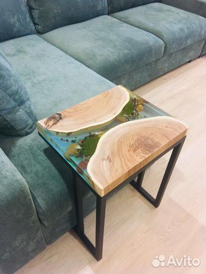 Прикроватный столик лофт