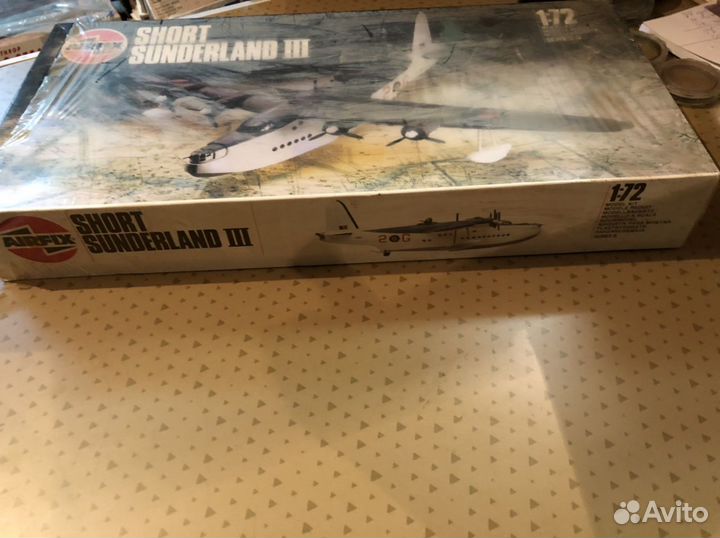 Сборная модель самолёта 1:72,short sunderland lll