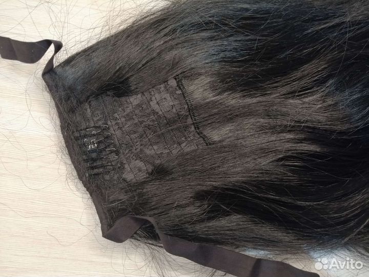 Накладной хвост черный