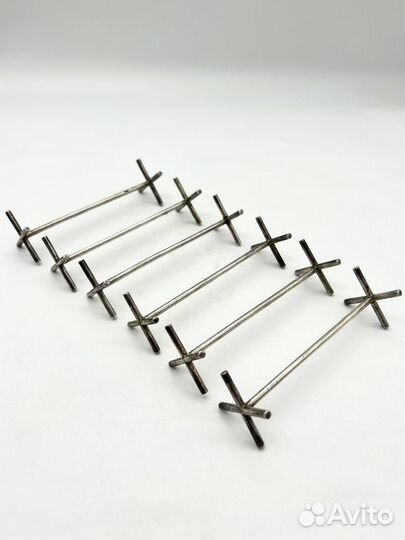 Подставки для ножей 6 шт. серебро 84 пр. 126,3 гр