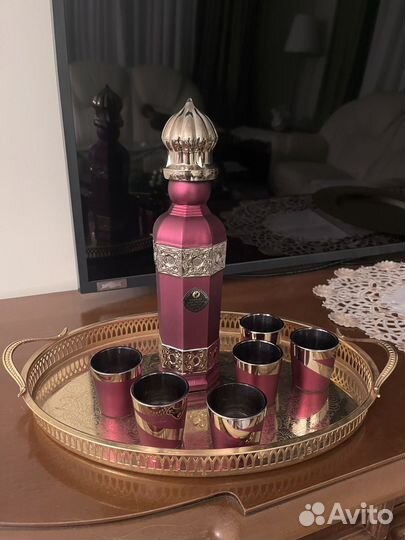 Хрустальный штоф и стопки Гусь Хрустальный