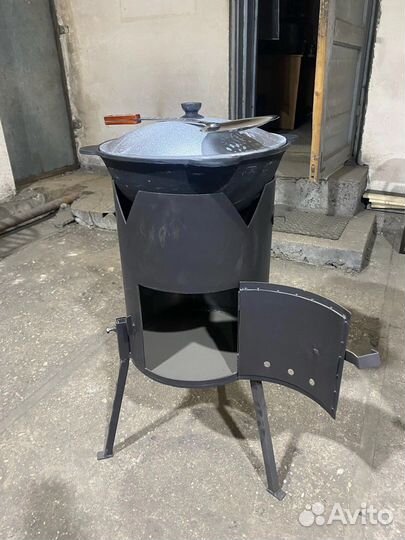Казан с печью