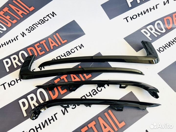 Молдинги бампера granta fl