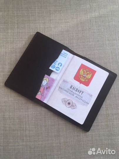 Обложка на паспорт кожа