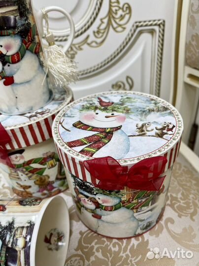 Кружка новогодняя коллекционная в коробке