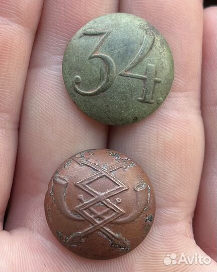 Мундирные пуговицы ри