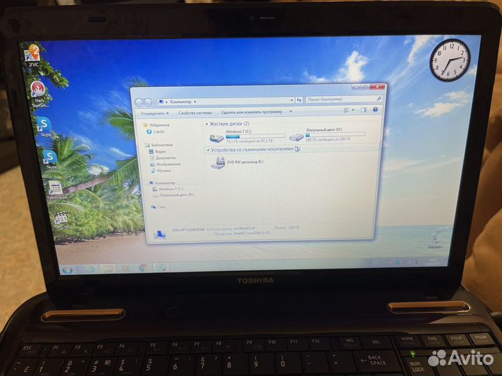 Ноутбук Toshiba Satellite L655-19U Windows 7