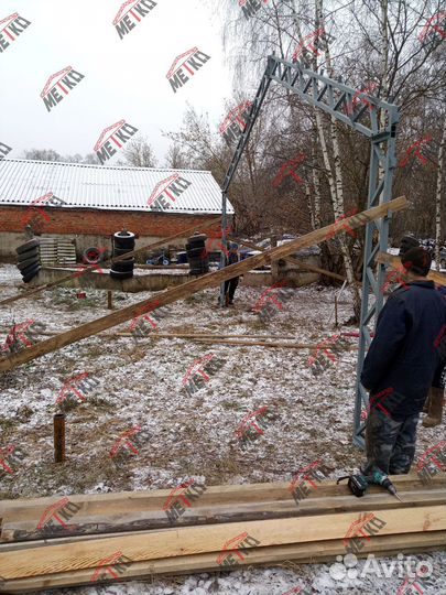 6х12 Сборный разборный каркас