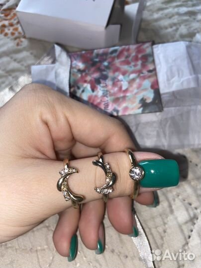 Кольцо и серьги