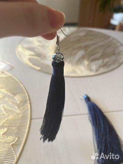 Сережки бижутерия