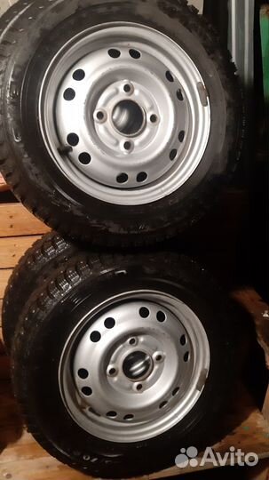 Продам шины б/у зимние на Daewoo Matiz 4шт