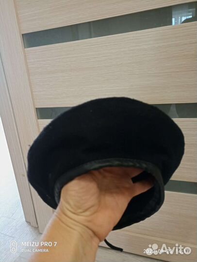 Берет кадетский чёрный 59 р-р