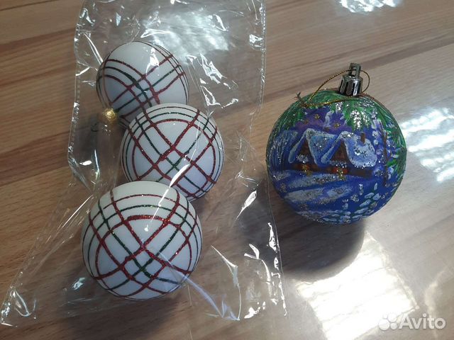 Игрушки елочные шары