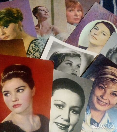 Старые открытки с советскими артистами