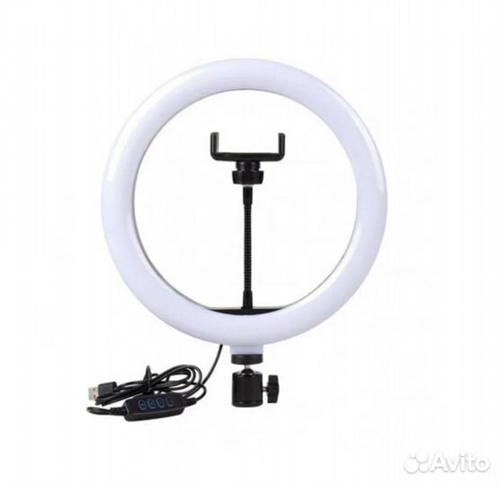 Кольцевая лампа RGB 33 см с пультом и штативом