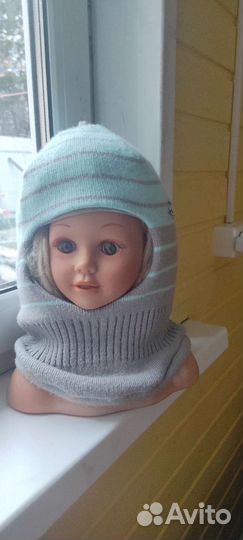 Пакетом Шапка шлем для девочки 54 56