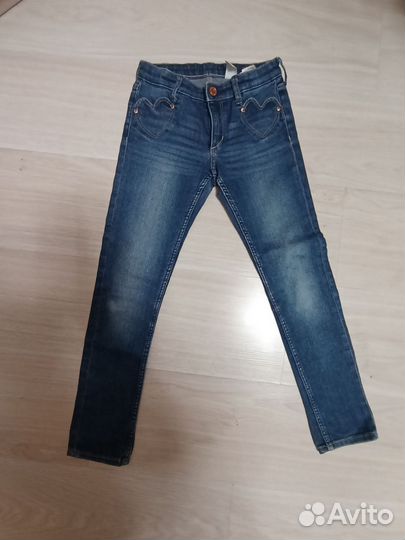 Джинсы Zara,на рост 122-128см
