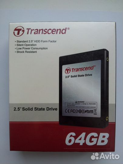 Новый IDE SSD Диск 64Gb и 32Gb 2.5 Transcend