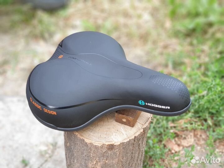 Седло для велосипеда комфортное (гель)