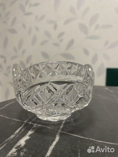 Салатник хрустальный маленький СССР