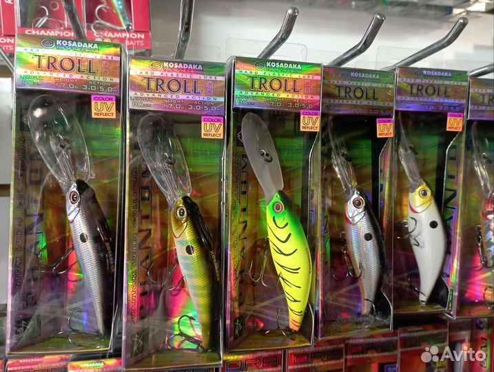 Воблеры для троллинга Kosadaka Troll DD 80 мм