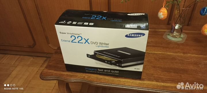 DVD-привод внешний RW-пишущий samsung SE-S224Q