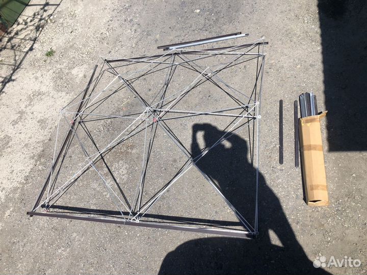 Складной переносной каркас для банера