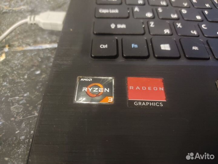 Игровой ноутбук acer на Ryzen 3/12 Гб/R535 2 гб