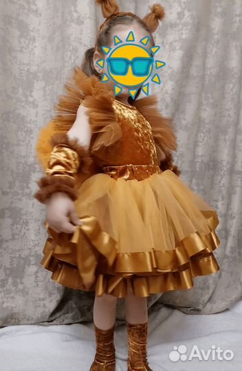 Шикарный костюм белочки/белки для девочки