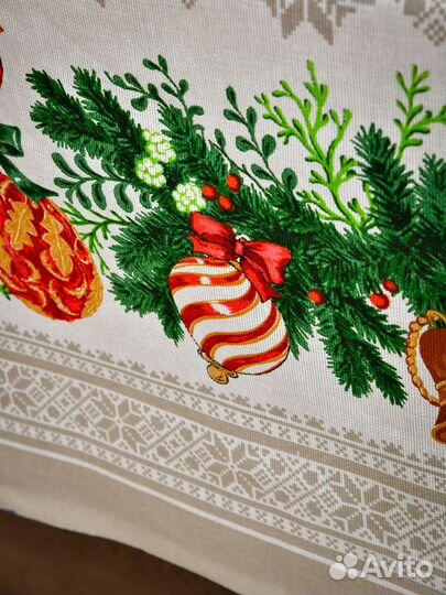 Скатерть на стол лен