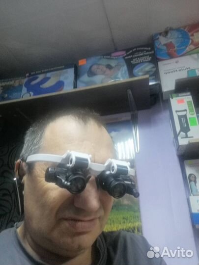 Очки микроскопы 23 крат лед подсветка