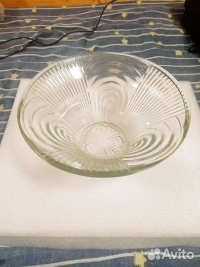 Конфетница СССР и салатница стеклянные