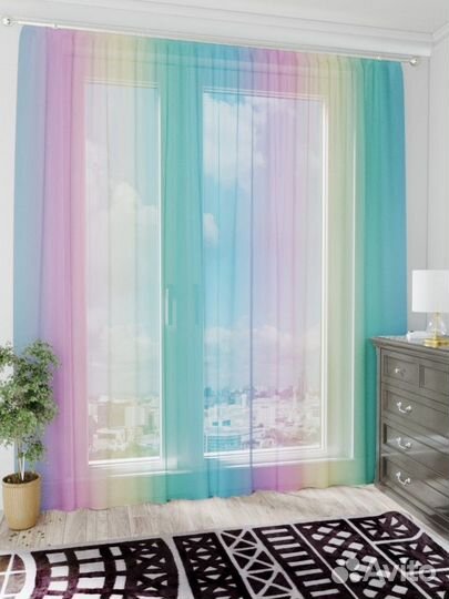 Тюль-вуаль(мелкий брак) фототюль