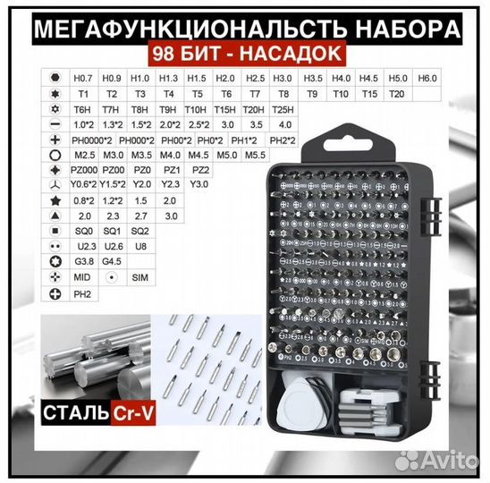 Набор инструментов отверток для ремонта