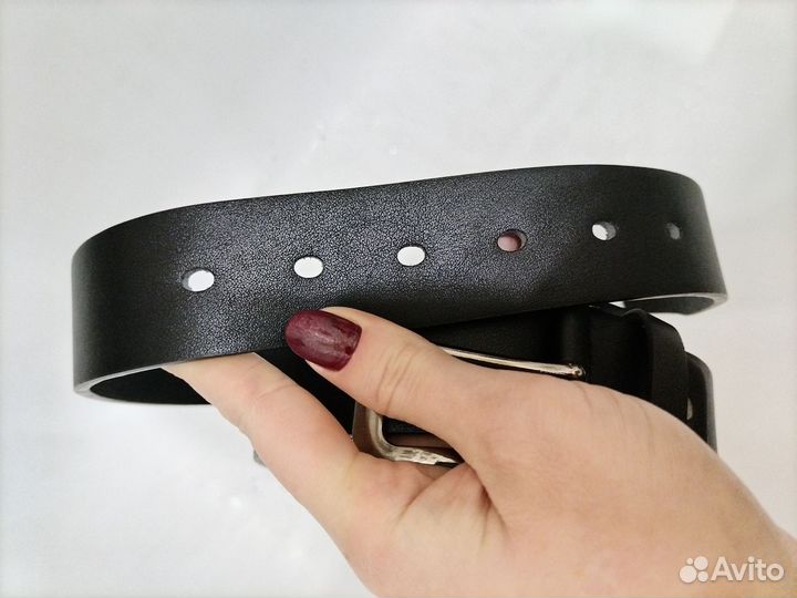 Мужской кожаный ремень