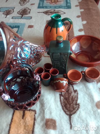 Посуда керамическая, глиняная