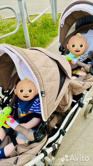 Коляска для двойни