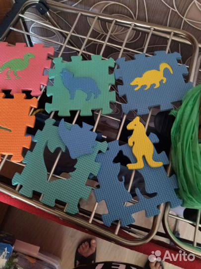 Детский коврик для ползания пазл