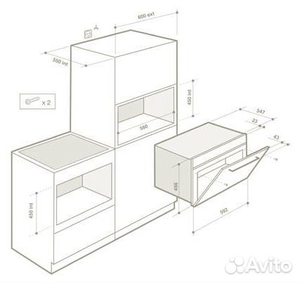 Микроволновая печь De Dietrich DME 1135 W
