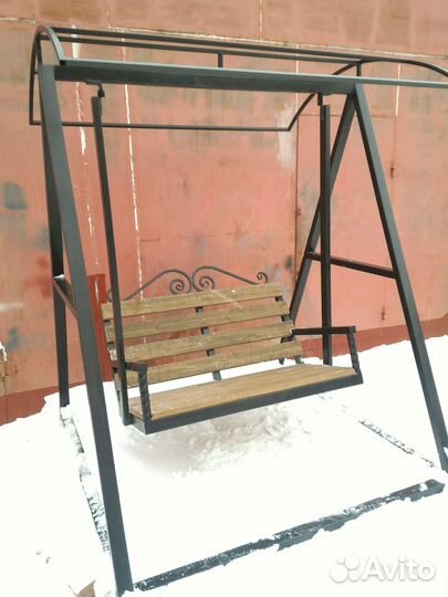 Качели садовые, мангал