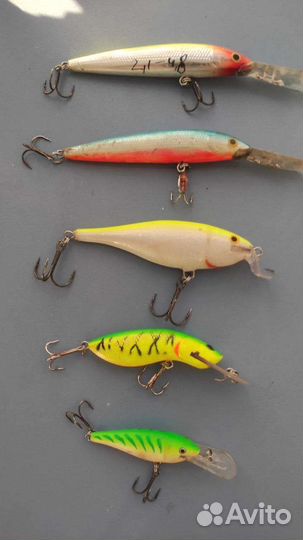 Воблеры для троллинга Rapala, kutbert, avis
