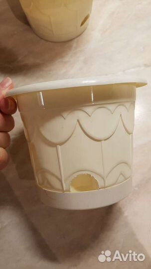 Горшок пластиковый