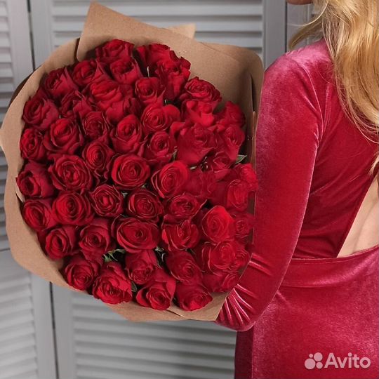 Розы 51 штука