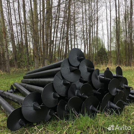 Винтовые сваи под ключ с установкой