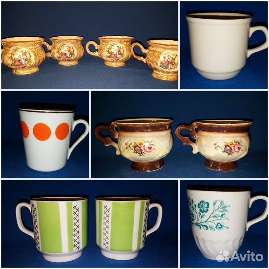 Чашки, кружки, фарфор из СССР