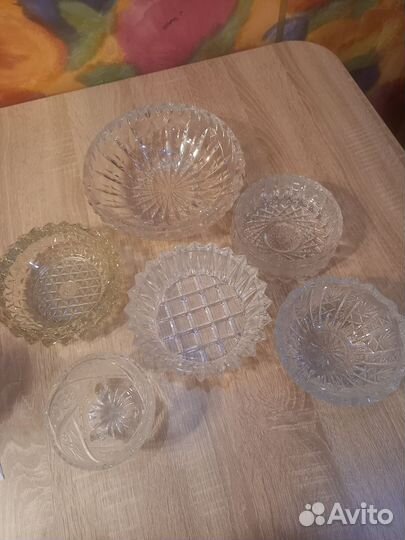 Салатник хрустальный