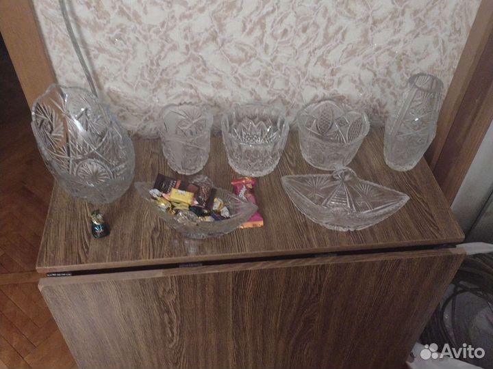 Вазы хрустальные СССР