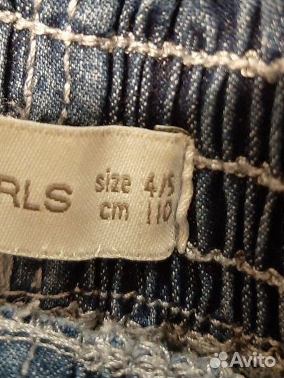 Джинсовая юбка для девочки 110